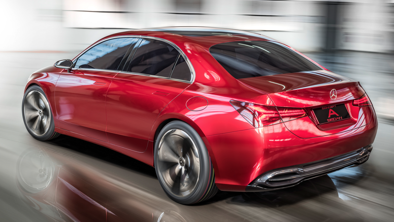 Illustration for article titled Mercedes Declares The 'Time Of Creases' Is Over With The Concept A